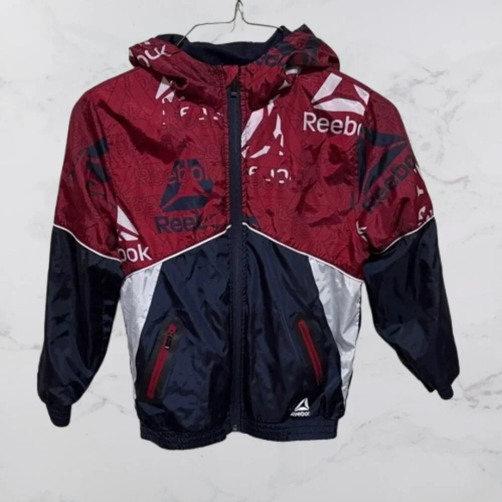 Kids Reebok Windbreaker/Rain jacket Size 6/7